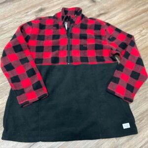 Kids Red and Black Checkered shirt size xl